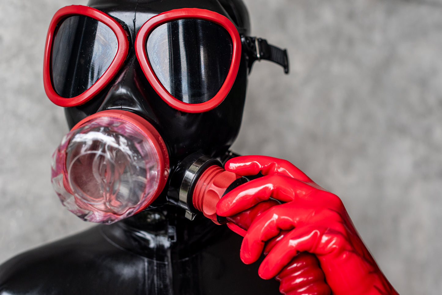  Pryžová dýchací hadice k plynové masce – 50 cm / 20 palců